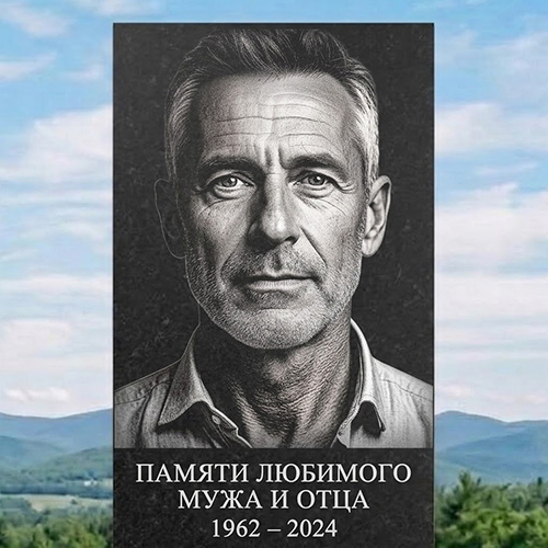гравировка на памятник портрета, фио и дат усопшего